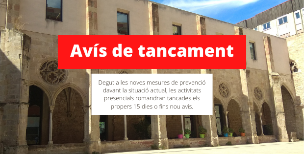 Tanquem les activitats presencials