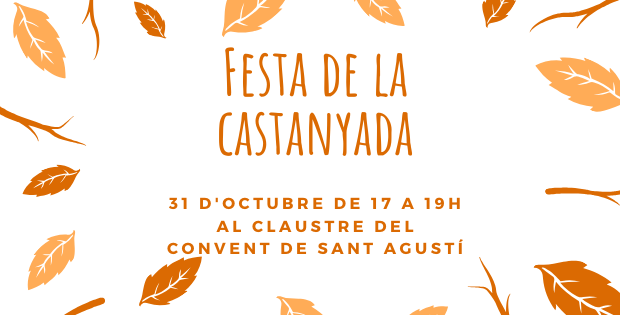 Aquest dijous 31 d’octubre vine a celebrar la CASTANYADA amb nosaltres!