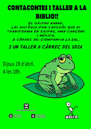 CONTACONTES I TALLER A LA BIBLIO!!